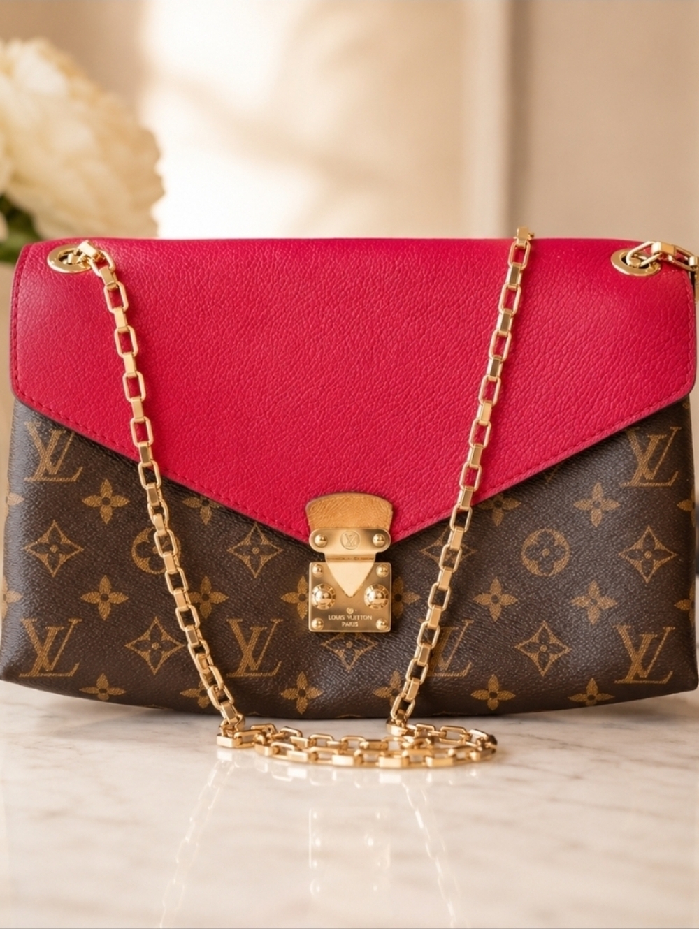 Louis Vuitton Pallas- with Certificate of Authenticity